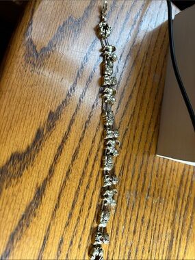 Gold Tone Cat Charm Bracelet - Women's Jewelry